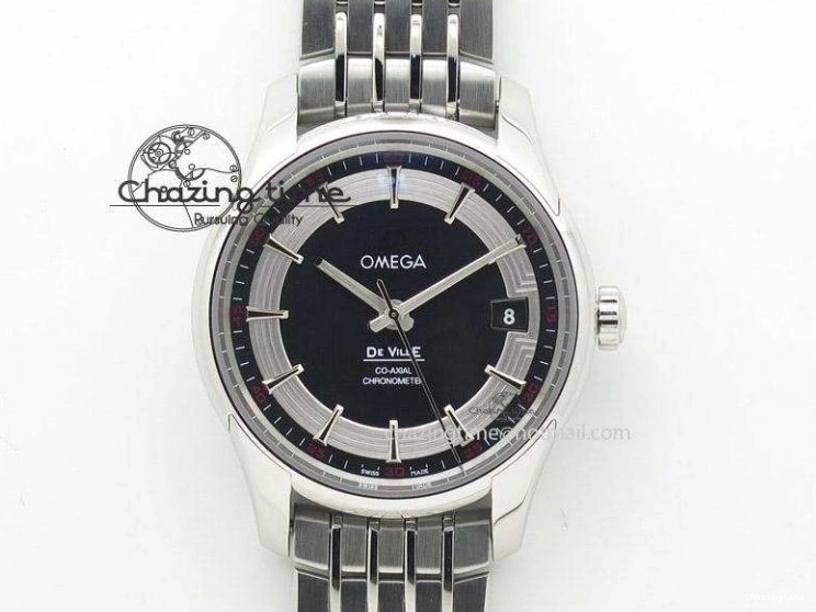 0114 Speedmaster Moonwatch OMF 1:1 Best Edition Black Dial Orange Hand on SS Bracelet A Timeless 8044